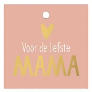 Label 'Voor de liefste mama'
