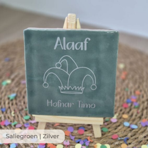 Tegeltje Carnaval Hofnar