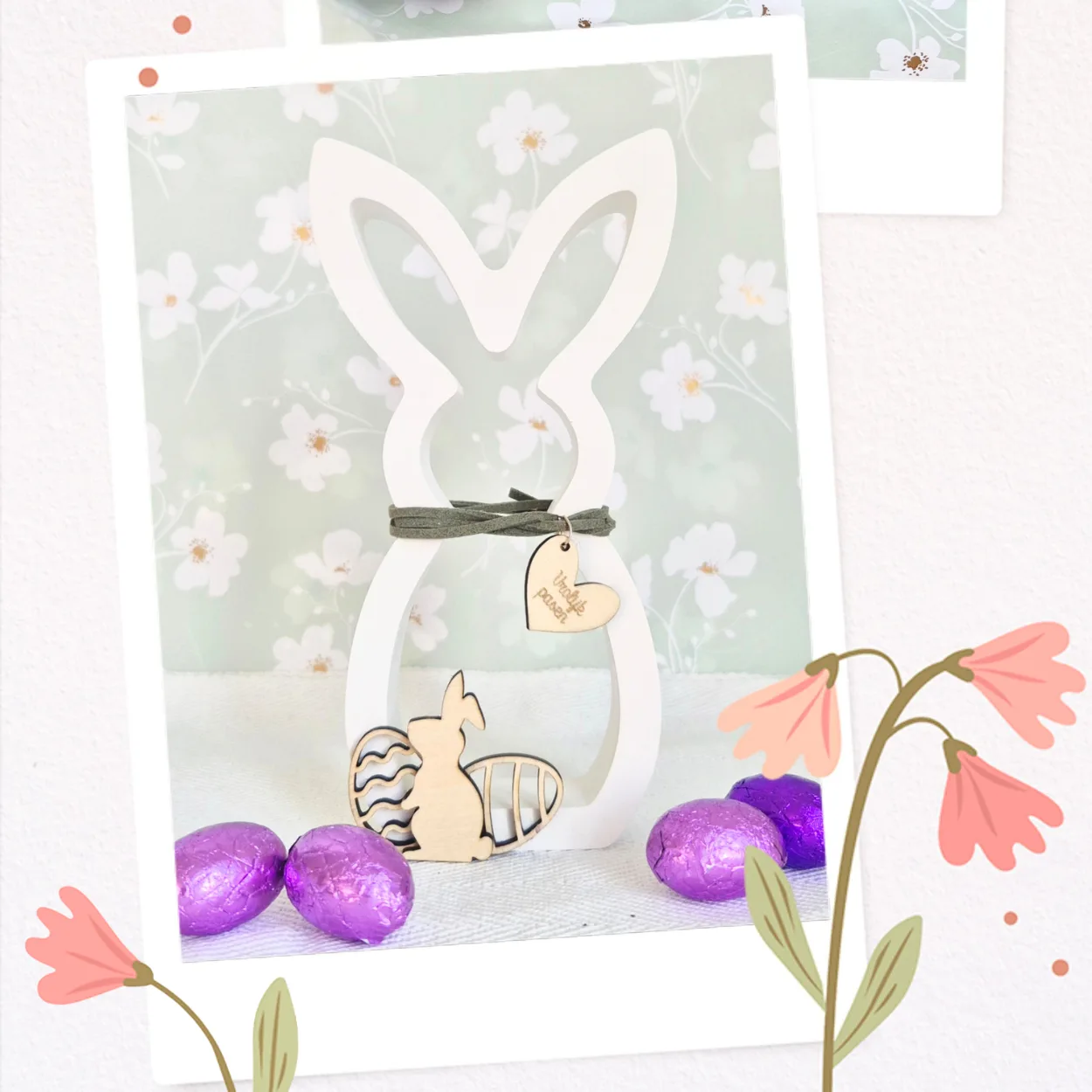 Voorjaarsdecoratie – Paashaas (3 varianten)