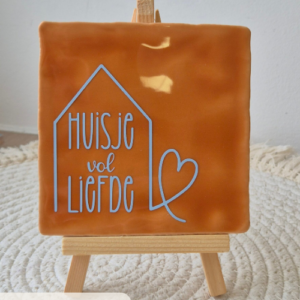 Tegeltje 'Huisje vol liefde'