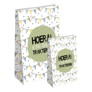 Traktatiezak 'Hoera! Ik mag vandaag trakteren'