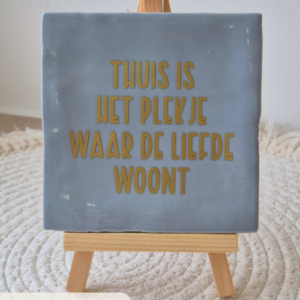 Tegeltje 'Waar de liefde woont'