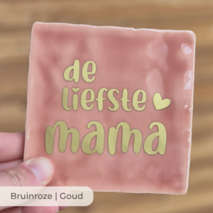Tegeltje voor liefste mama of stoerste papa