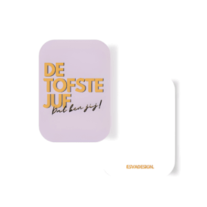 Mini-kaartje 'De tofste juf dat ben jij!'