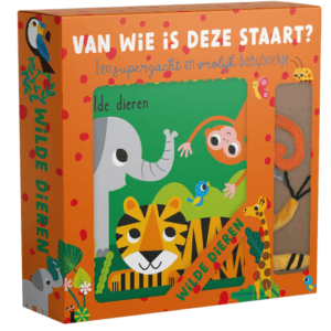 Van wie is deze staart? Wilde dieren - voelboek